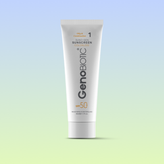 کرم ضد آفتاب بی رنگ سانوژن SPF50 مناسب پوست چرب و مختلط