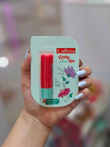 بالم لب مدل Ruby Kiss قرمز کالیستاcallista ruby kiss lip balm