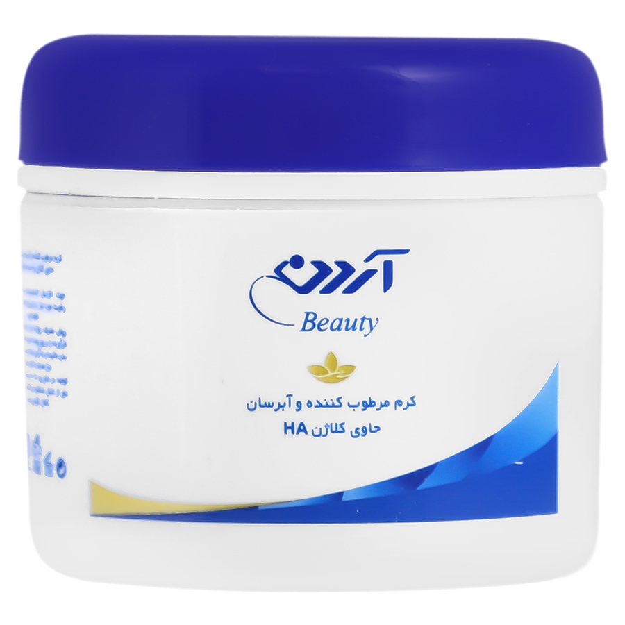 معرفی محصول  معرفی کرم مرطوب کننده و آبرسان حاوی کلاژن و اسید هیالورونیک 75میل آردن:  مرطوب کننده، از اصلی‌ترین محصولات مراقبت از پوست است. یک مرطوب کننده مناسب و باکیفیت می‌توان رطوبت از دست رفته پوست را جبران کند و باعث ایجاد نرمی و لطافت در پوست شود. کرم مرطوب کننده و آبرسان آردن، حاوی روغن بادام شیرین، آرگان و کلاژن بوده و سبب می‌شود تا رطوبت مورد نیاز پوست در طی روز تامین شود. این محصول، چروک و خطوط ظریف را کاهش می‌دهد و از زبری، خارش و خشکی دوباره پوست جلوگیری می‌کند.  ویژگی های اصلی محصول:  مرطوب کننده و آبرسان  حاوی اوره، شی باتر، گلیسرین، روغن بادام شیرین، آرگان، کلاژن و هیالورونیک اسید هیدرولیز شده  افزایش الاستیسیته پوست  تجدید ساختار سلولی، تحریک سنتز کلاژن  کاهش چروک و خطوط ظریف  تأمین رطوبت مورد نیاز پوست در طی روز  کند کردن روند پیری پوست  قابل استفاده برای صورت و بدن  مناسب برای تمام سنین