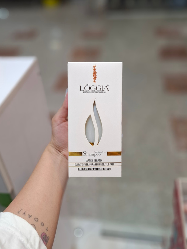 شامپو بدون سولفات و افتر کراتین لوجیا مولتی پروتین LOGGIA