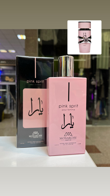 عطر ادوپرفیوم یارا مونارچی مدل Pink Sprit حجم ۱۰۰ میلی لیتر